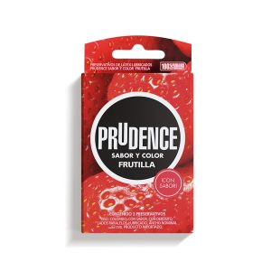Prudence Frutilla x3 — preservativo de látex