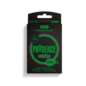 Prudence Neón x3 — preservativo de látex