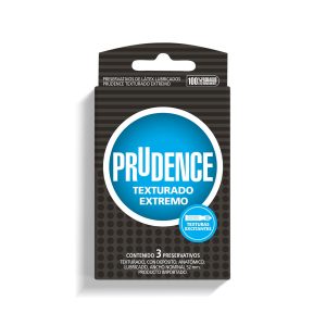 Prudence Texturado Extremo x3 — preservativo de látex